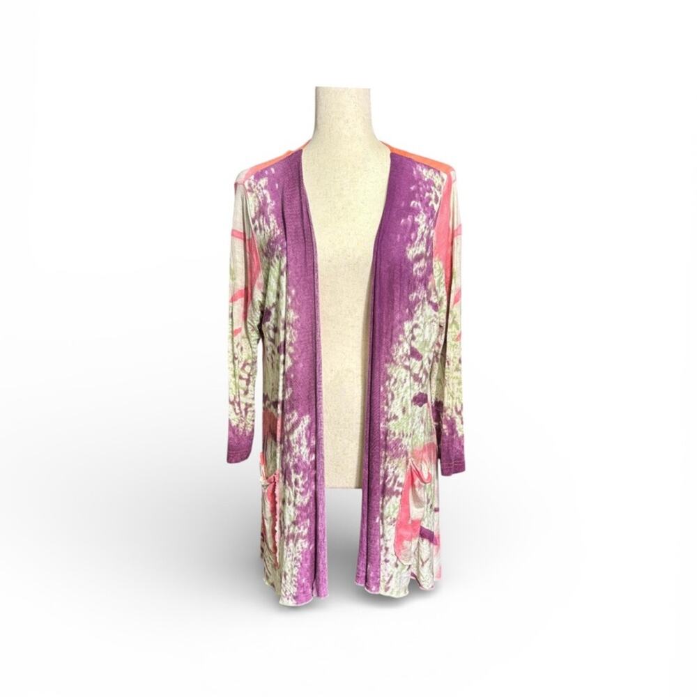 Parsley & Sage Open Front Light Weight Cardigan Size Large 0194